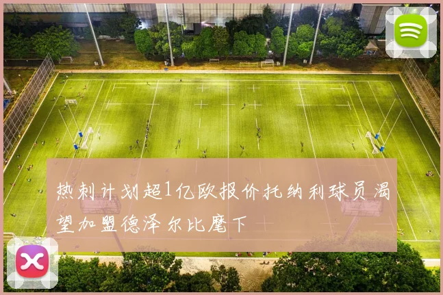 热刺计划超1亿欧报价托纳利球员渴望加盟德泽尔比麾下